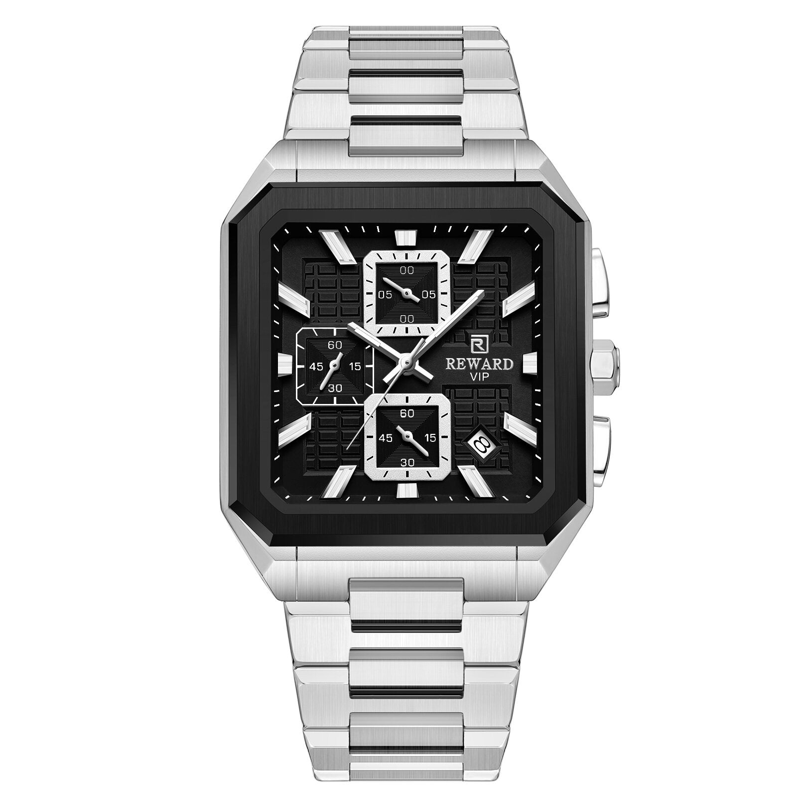 Reward Square Chronograph Watch. 🔥 Wear your ambition on your wrist.