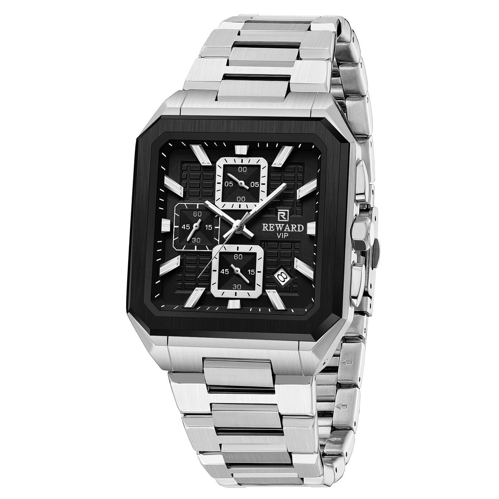 Reward Square Chronograph Watch. 🔥 Wear your ambition on your wrist.